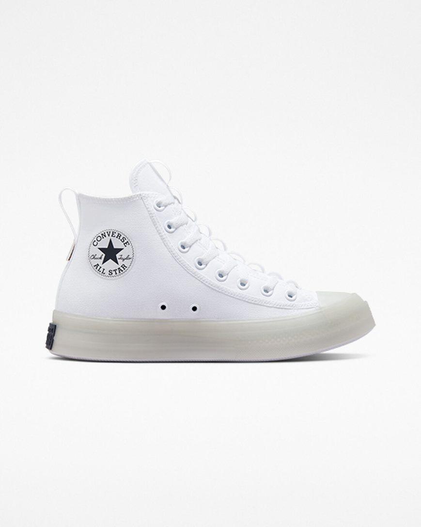 Tenis Converse Chuck Taylor All Star CX Explore Cano Alto Feminino Branco Pretas | PT M0073T1